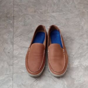 Men's Cole Haan Slip-On Loafers in Brown with Blue Insole